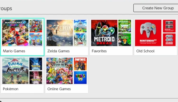 Nintendo finally adds folders to Switch UI